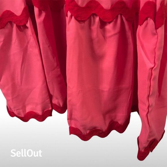 Idopip Women's Pink Maxi Dress S Sleeveless Summer Flowy Adjustable Straps - Picture 3 of 12